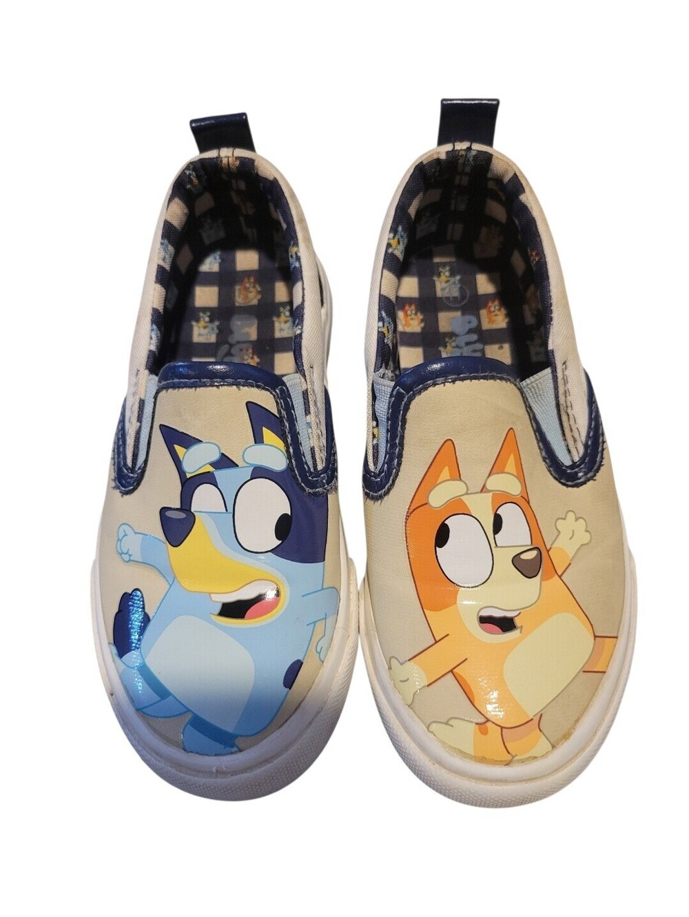 Bluey Bingo Kids Size 11 Slip On Canvas Shoes